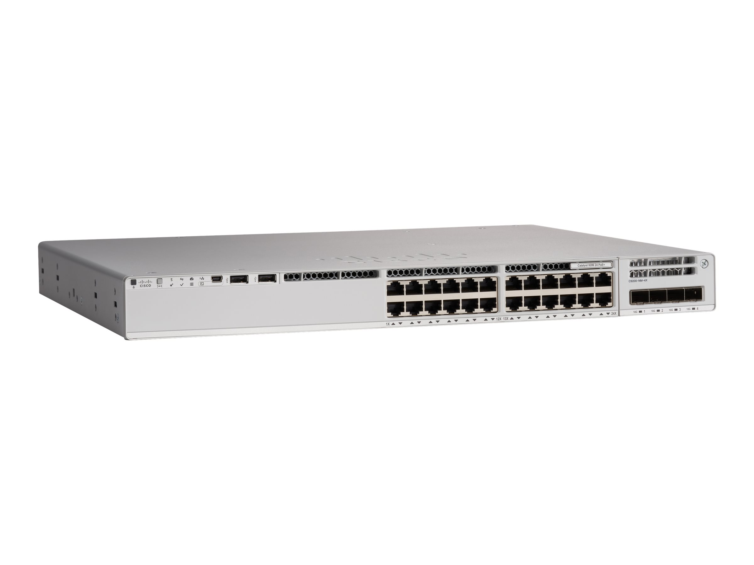 C9200L-24P-4X-1A - Cisco Catalyst 9200L - Network Advantage - Switch - L3 - managed - 24 x 10/100/1000 (PoE+)