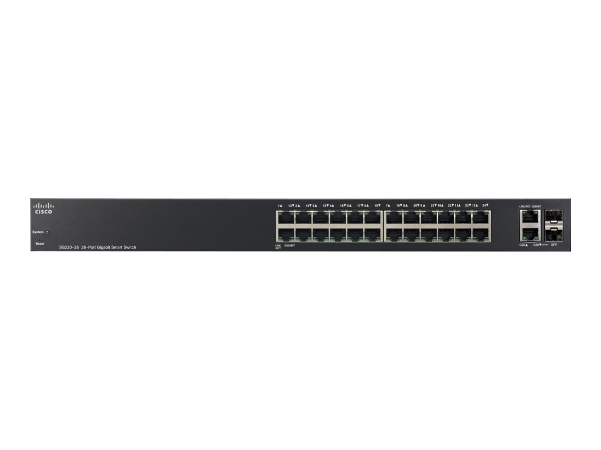 SG220-26-K9-EU - Commutateur Cisco Business 220 - 26 ports - Géré L2