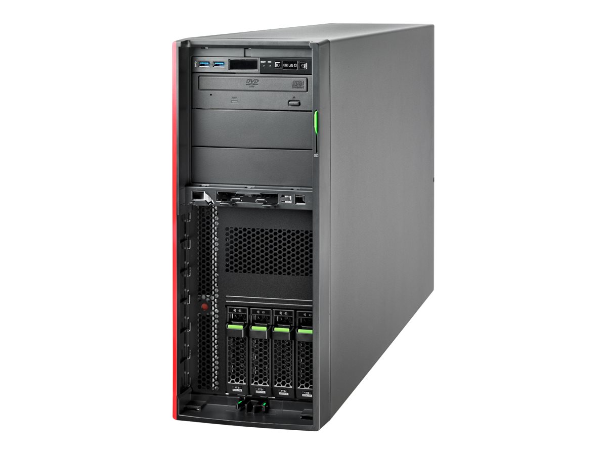 VFY:T2555SC030IN - Fsas Technologies Fujitsu PRIMERGY TX2550 M5 - Server - Tower - 4U - de doble procesador - 1 x Xeon Silver 4214 / 2.2 GHz - RAM 16 GB - SATA - Hot-Swap 6.4 cm (2.5")