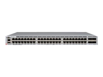 BR-VDX6740T-64-ALLSW-F - Brocade VDX 6740T - Switch - L3 - managed - 48 x 1000/10000 + 4 x 40 Gigabit QSFP+ (Compatible con breakout)