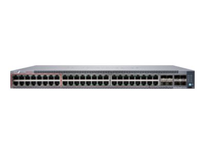EX4100-48T-AFI-TAA - Juniper EX Series EX4100-48T-AFI - Switch - L3 - managed - 48 x 10/100/1000Base-T + 16 x 1Gb Ethernet + 4 x 1/10 Gigabit (Uplink)