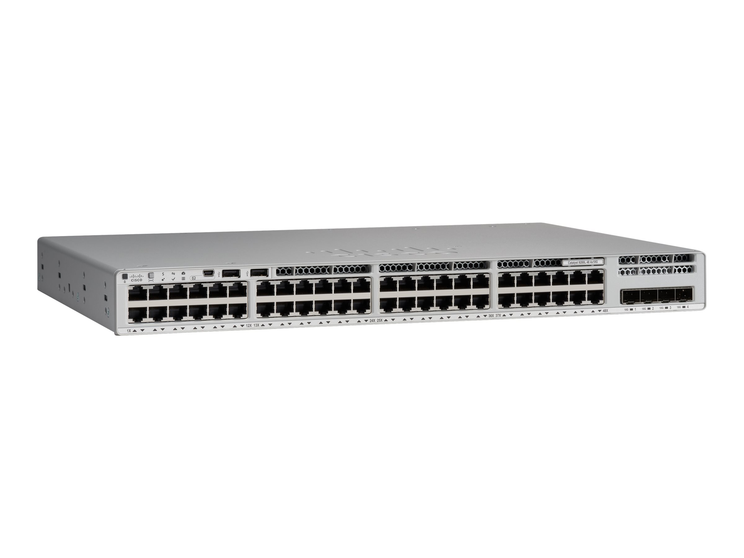 C9200L-48T-4X-M - Cisco Meraki Catalyst 9200L-48T-4X - Switch - L3 - managed - 48 x 1000Base-T + 4 x 1 Gigabit/10 Gigabit SFP+ (Uplink)
