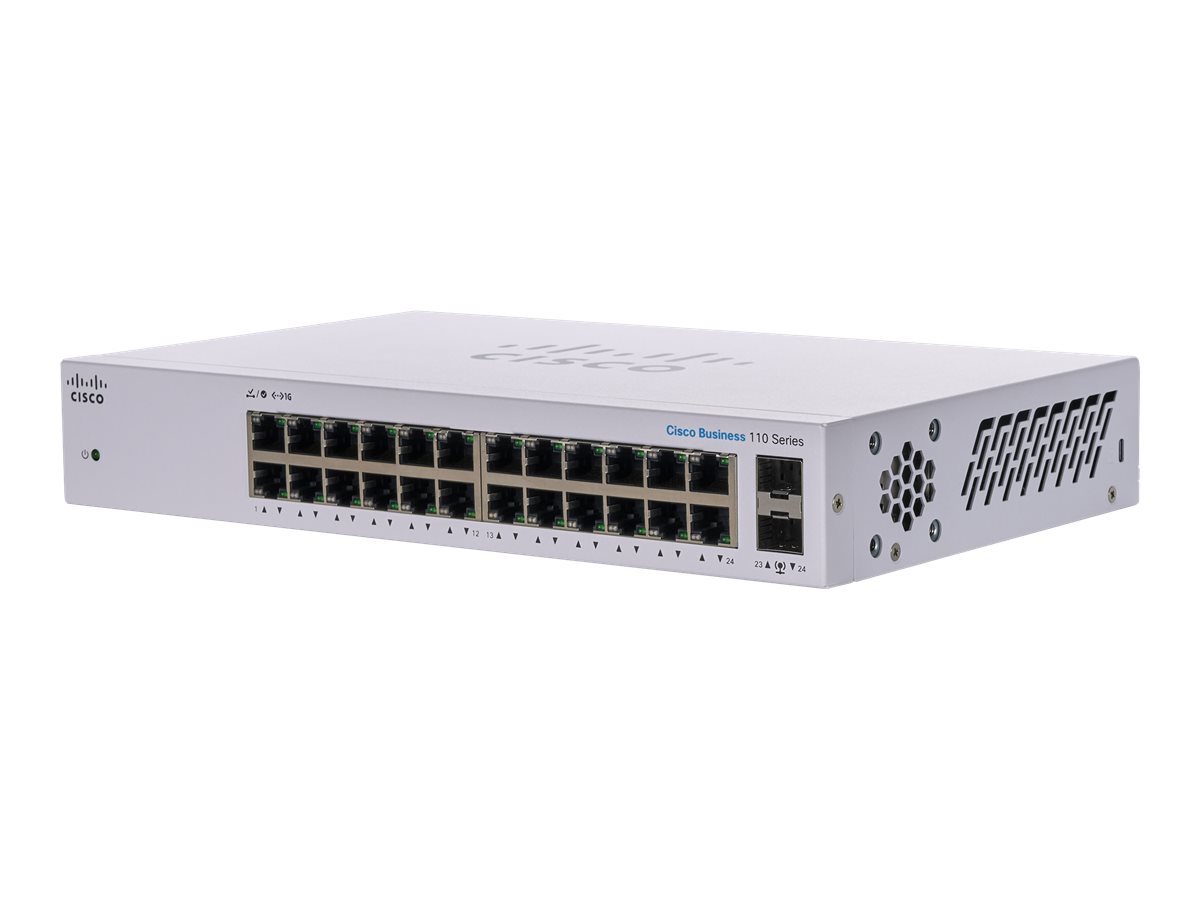 CBS110-24T-EU - Cisco 110 Series Switch, unmanaged, 24 puertos