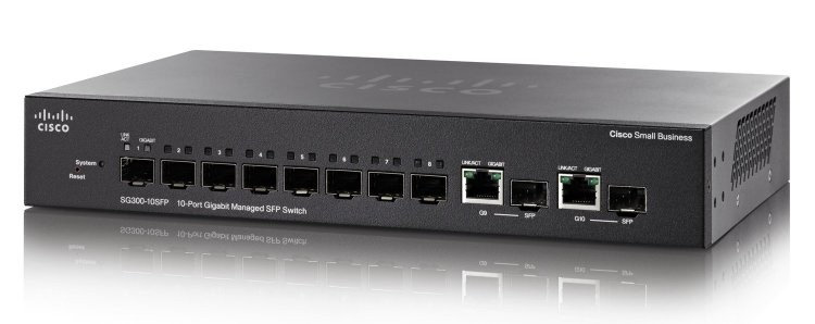 SG350-10SFP-K9-EU - Commutateur Cisco Business 350 - 10 ports - Géré L3