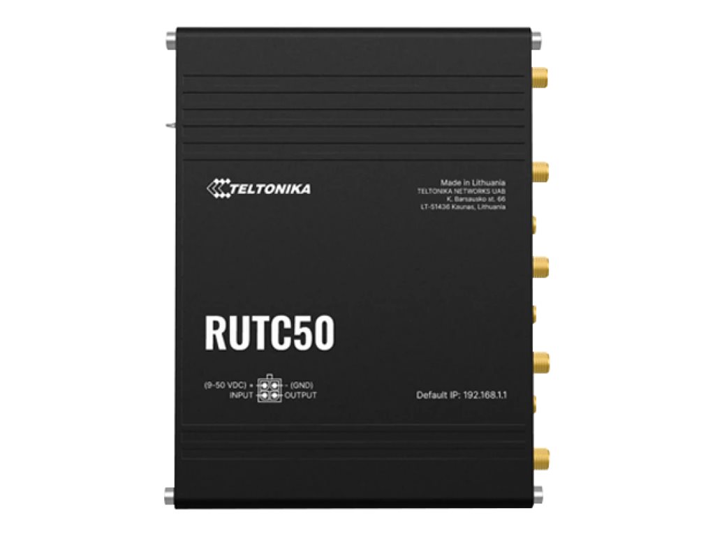 RUTC50200000 - Teltonika RUTC50 - Wireless Router - WWAN 4-port Switch