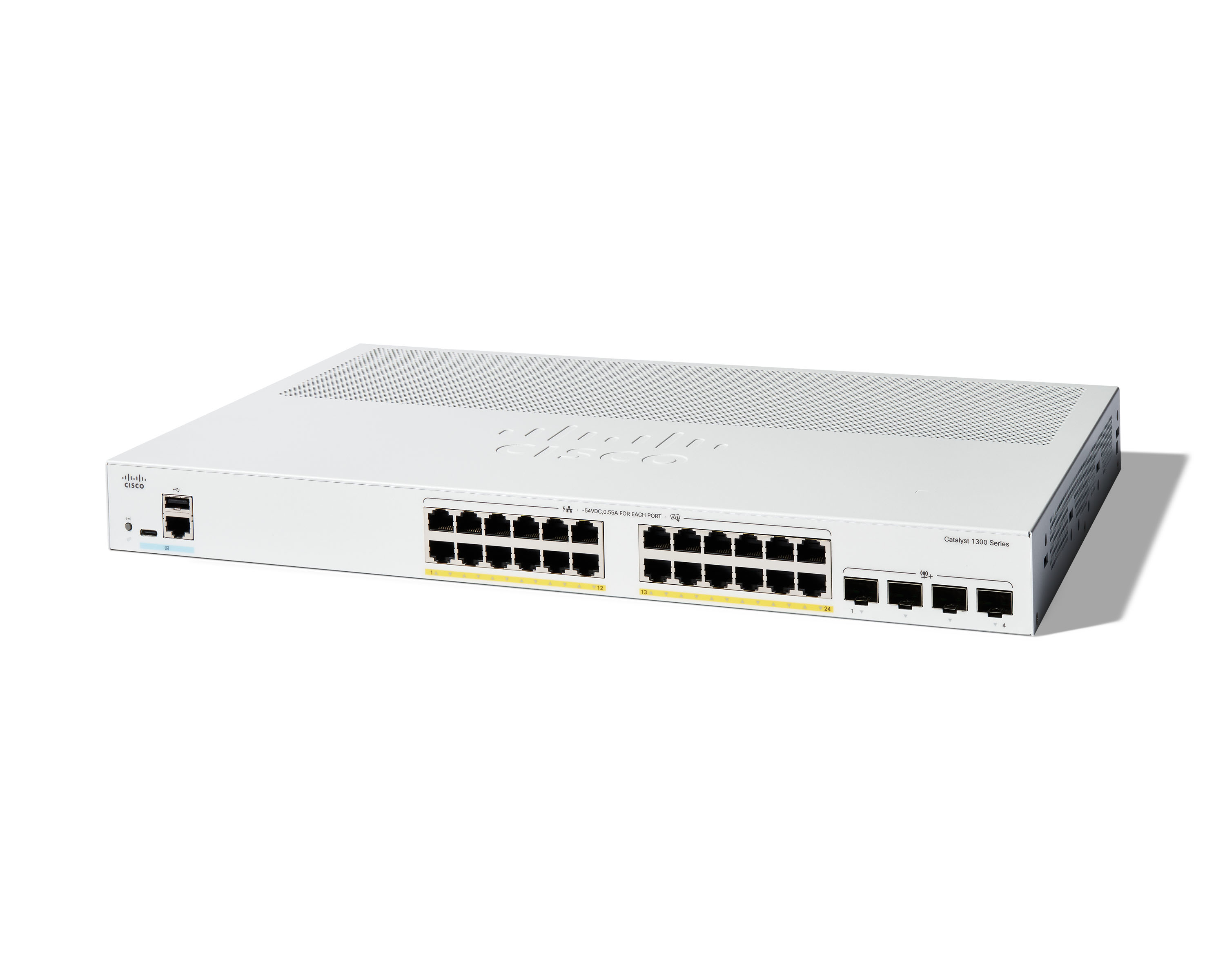 C1300-24P-4X - Cisco Catalyst Switch L3 managed 24x 10/100/1000 PoE+