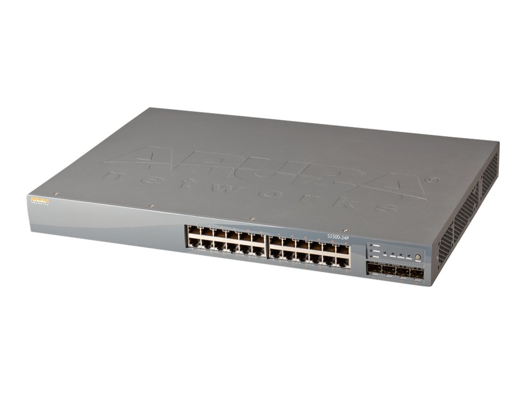 S1500-24P - HPE Aruba S1500 Mobility Access Switch S1500-24P - Switch - managed - 24 x 10/100/1000 (PoE)