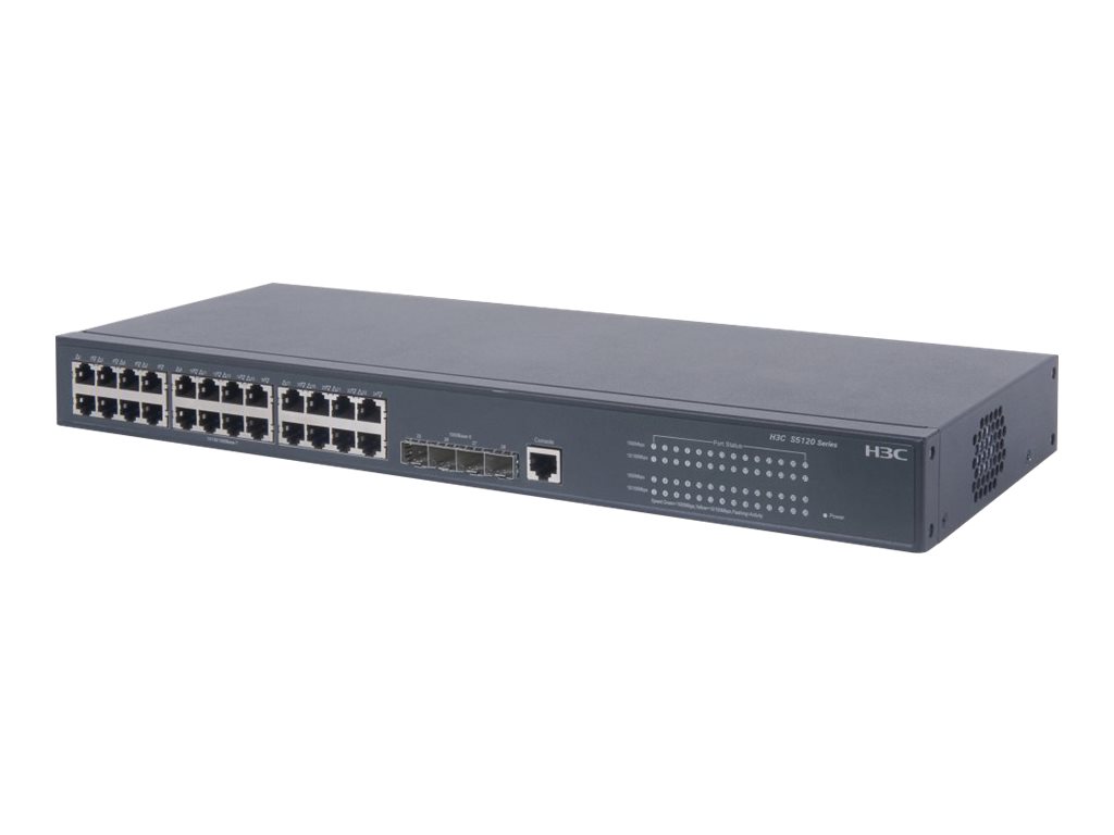 JE074A - HPE 5120-24G SI - Switch - L4 - managed - 24 x 10/100/1000 + 4 x SFP