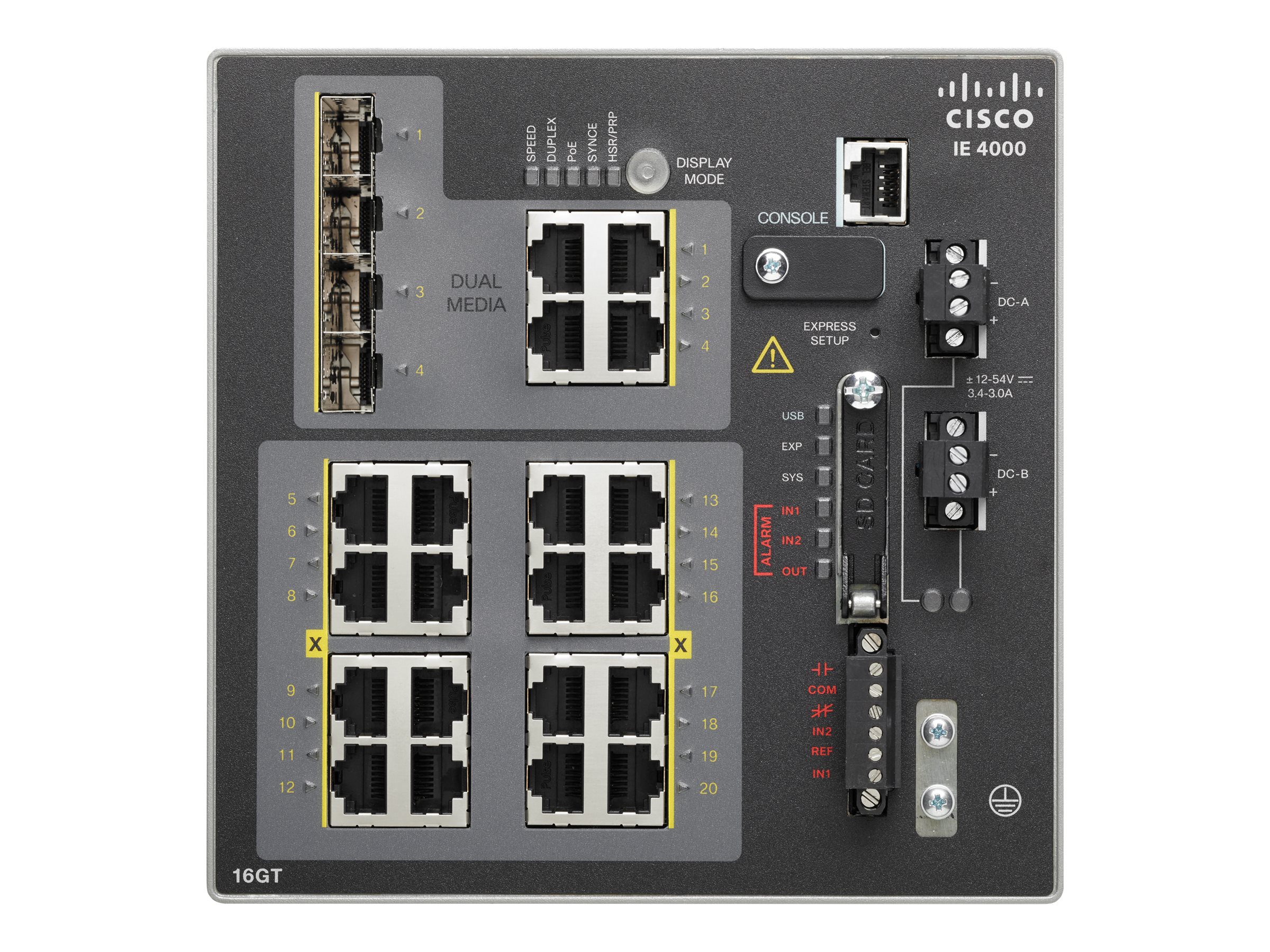 IE-4000-16GT4G-E - Switch Cisco Industrial Ethernet 4000 - 20 porte - Gestito L2