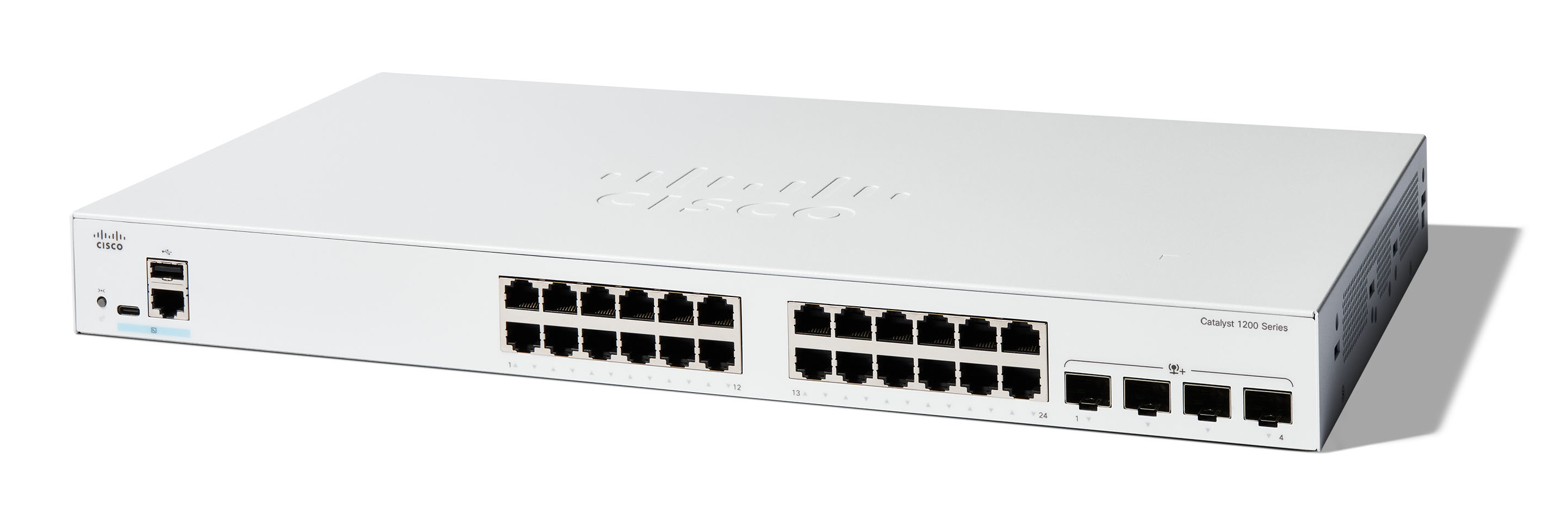 C1200-24T-4X - Conmutador Cisco Catalyst 1200 - 24 puertos - Gestionado de capa 3
