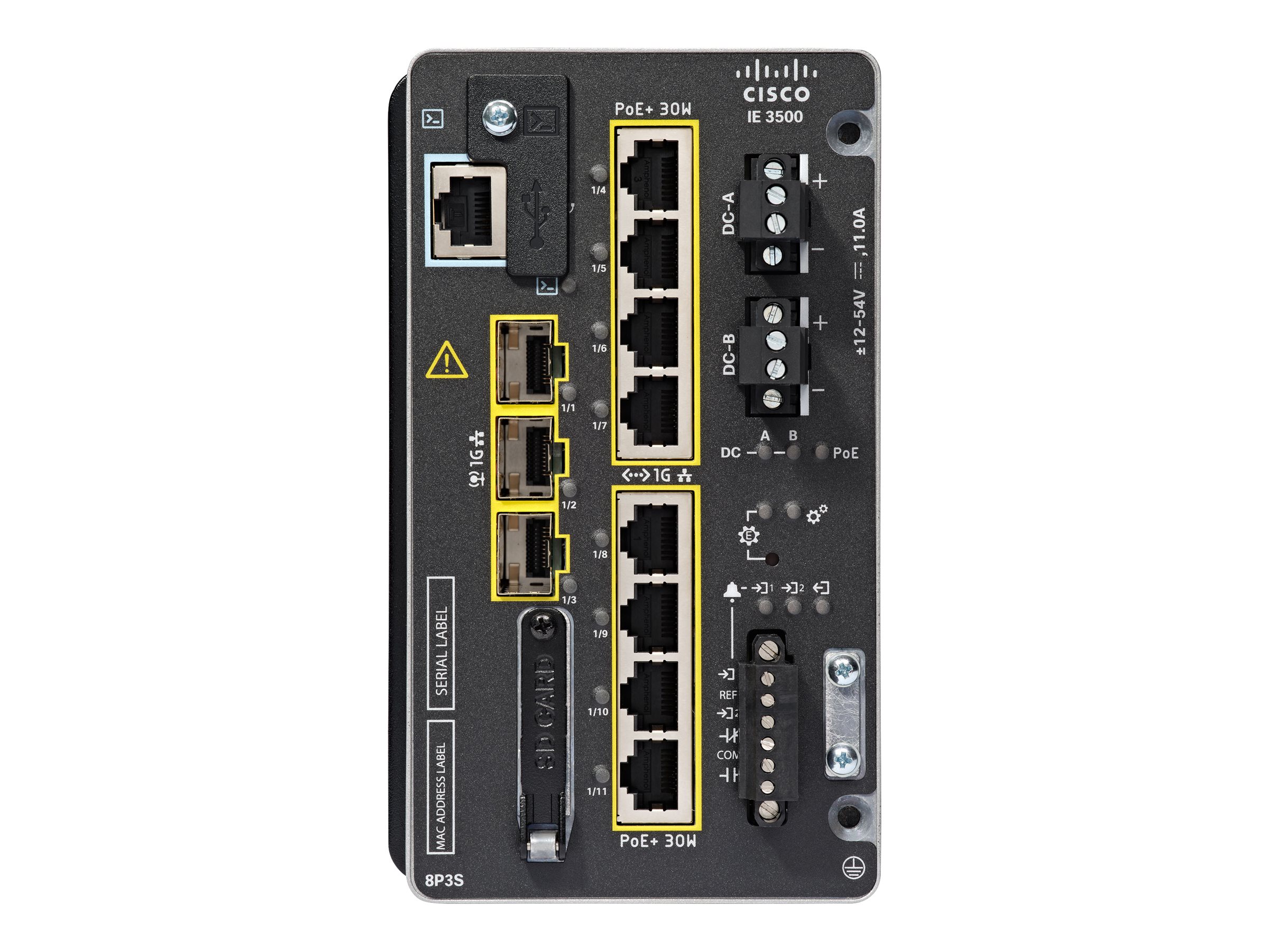 IE-3500-8P3S-E - Cisco IE3500 Rugged Series IE-3500-8P3S - Switch - L3 - managed - 8 x 10/100/1000 (PoE+)