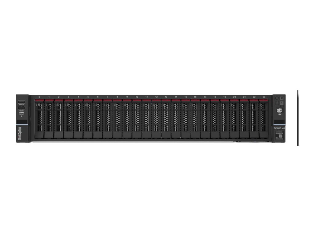 7DGD1008EA - Lenovo ThinkSystem SR650 V4 7DGD - Server - Rack-Montage - 2U - de doble procesador - 1 x Xeon 6515P / 2.3 GHz - RAM 32 GB - SAS - Hot-Swap 6.4 cm (2.5")