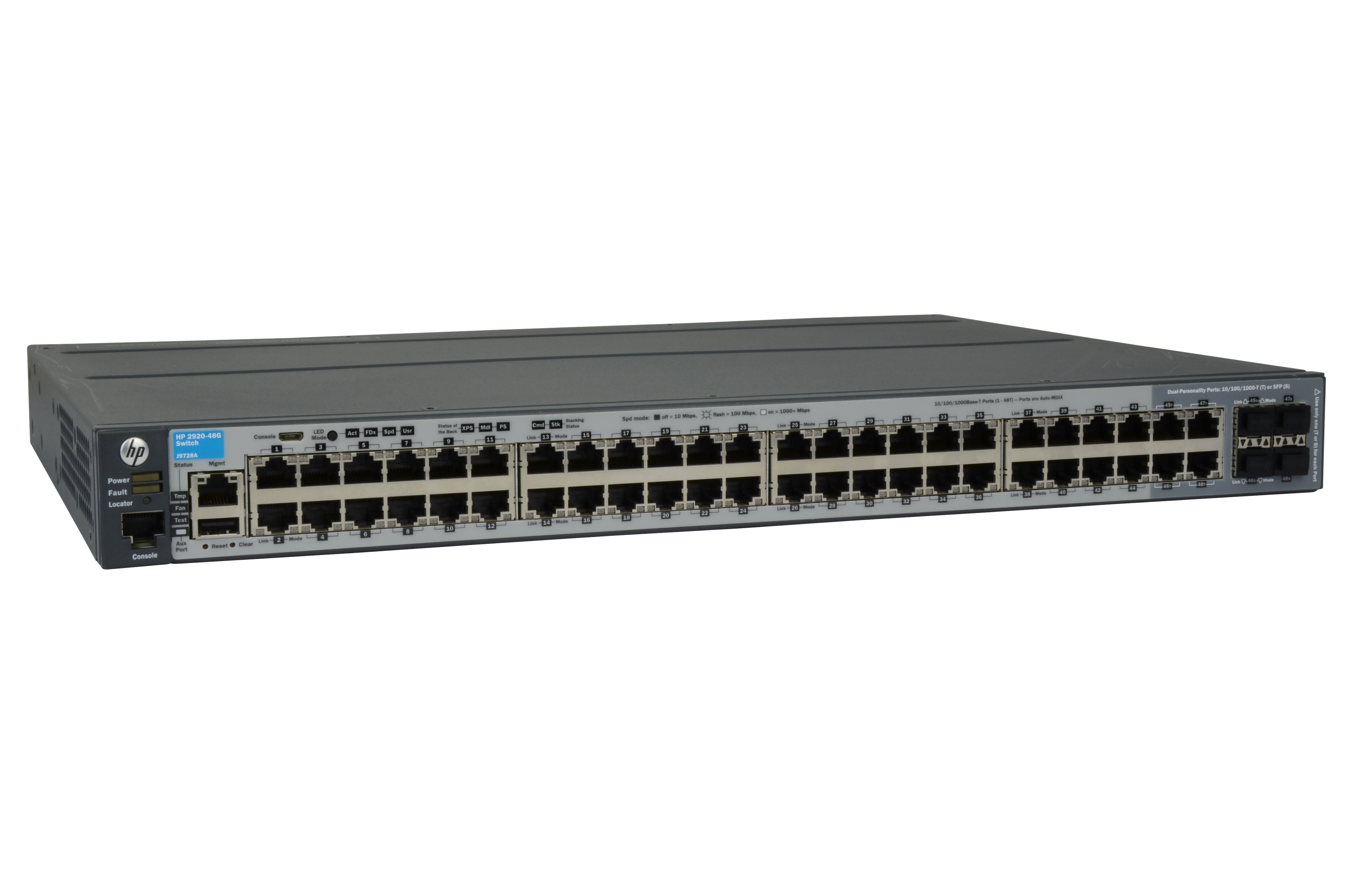 J9728A - HPE Aruba 2920-48G - Switch - managed - 48 x