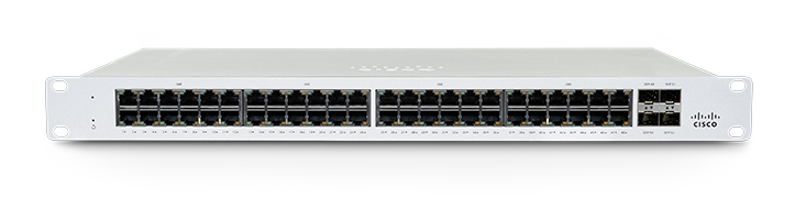 MS130-24X - Cisco Meraki MS130-24X - Switch - managed - 18 x 10/100/1000Base-T + 6 x 2.5GBase-T + 4 x 10Gb Ethernet SFP+ - an Rack montable - PoE+ (370 W)