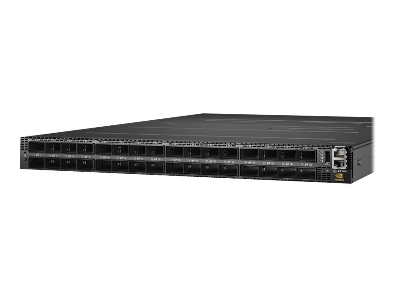 MQM9700-NS2F - Mellanox NVIDIA Quantum-2 QM9700 - Switch - Smart - 32