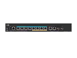 SG350X-8PMD-K9-EU - Commutateur Cisco Business 350 - 8 ports - Géré L2 - PoE+