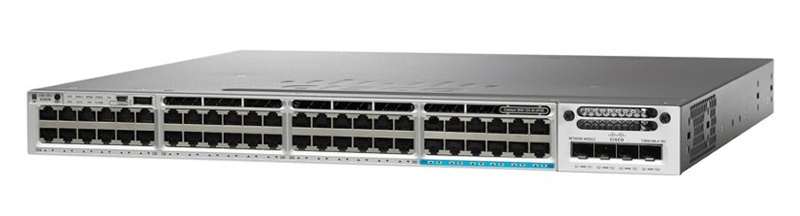 WS-C3850-48U-S - Cisco Catalyst Switch, L3, 48 x 10/100/1000 (UPOE)