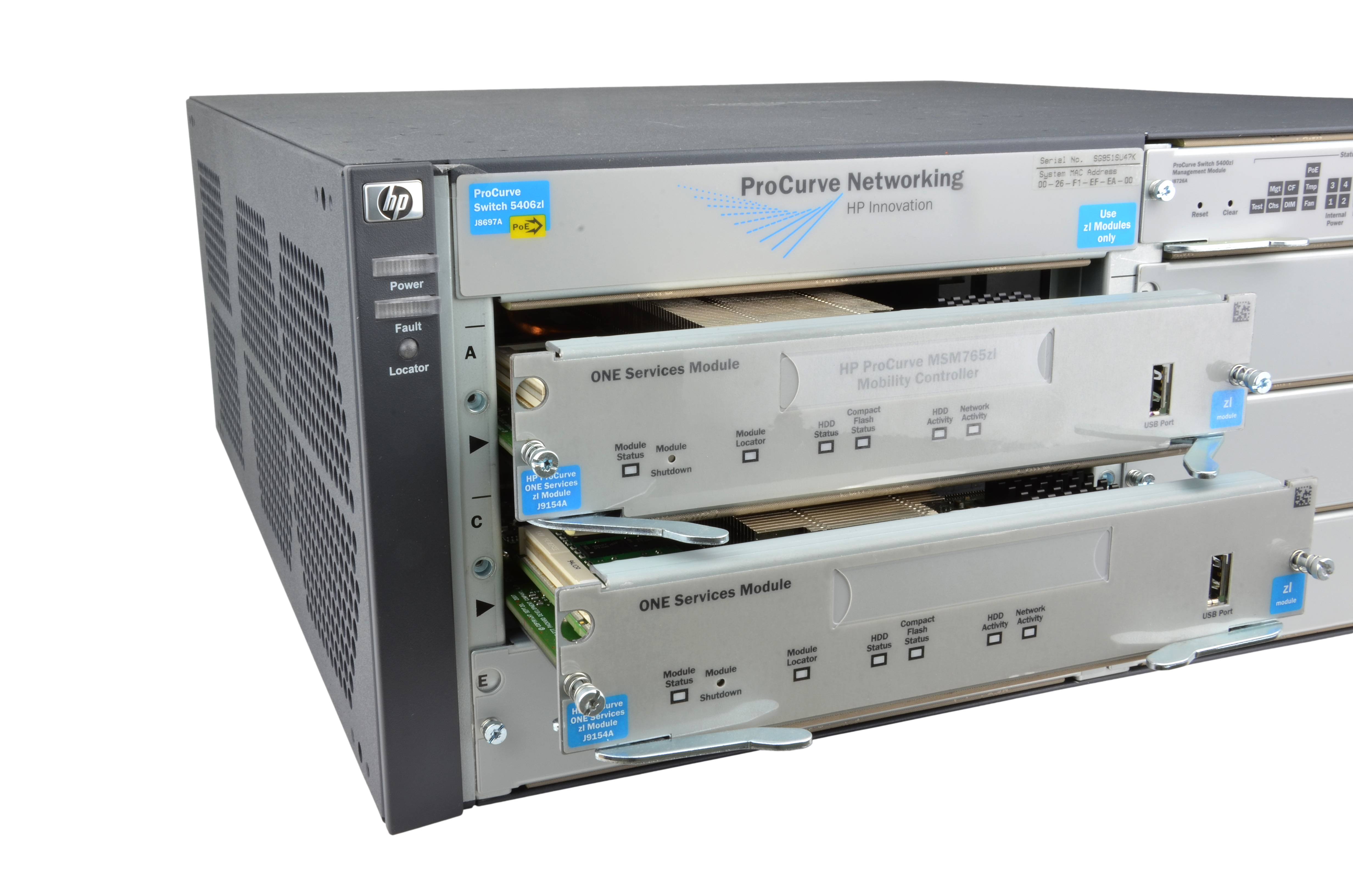 J8697A - Conmutador HPE - 48 puertos - Gestionado de capa 2 - PoE