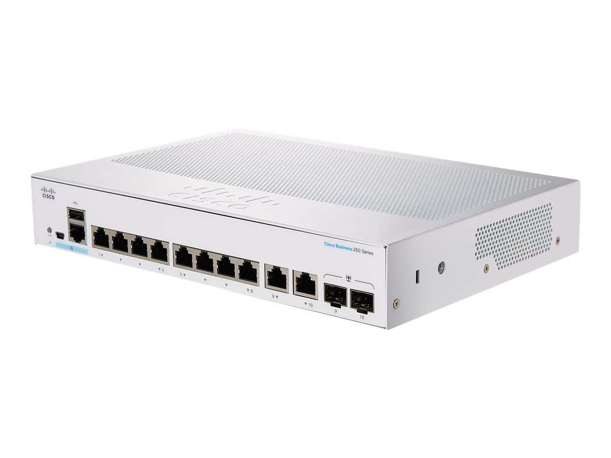 CBS350-8T-E-2G-EU - Cisco Business 350 Series 8-Port Gigabit Ethernet Switch