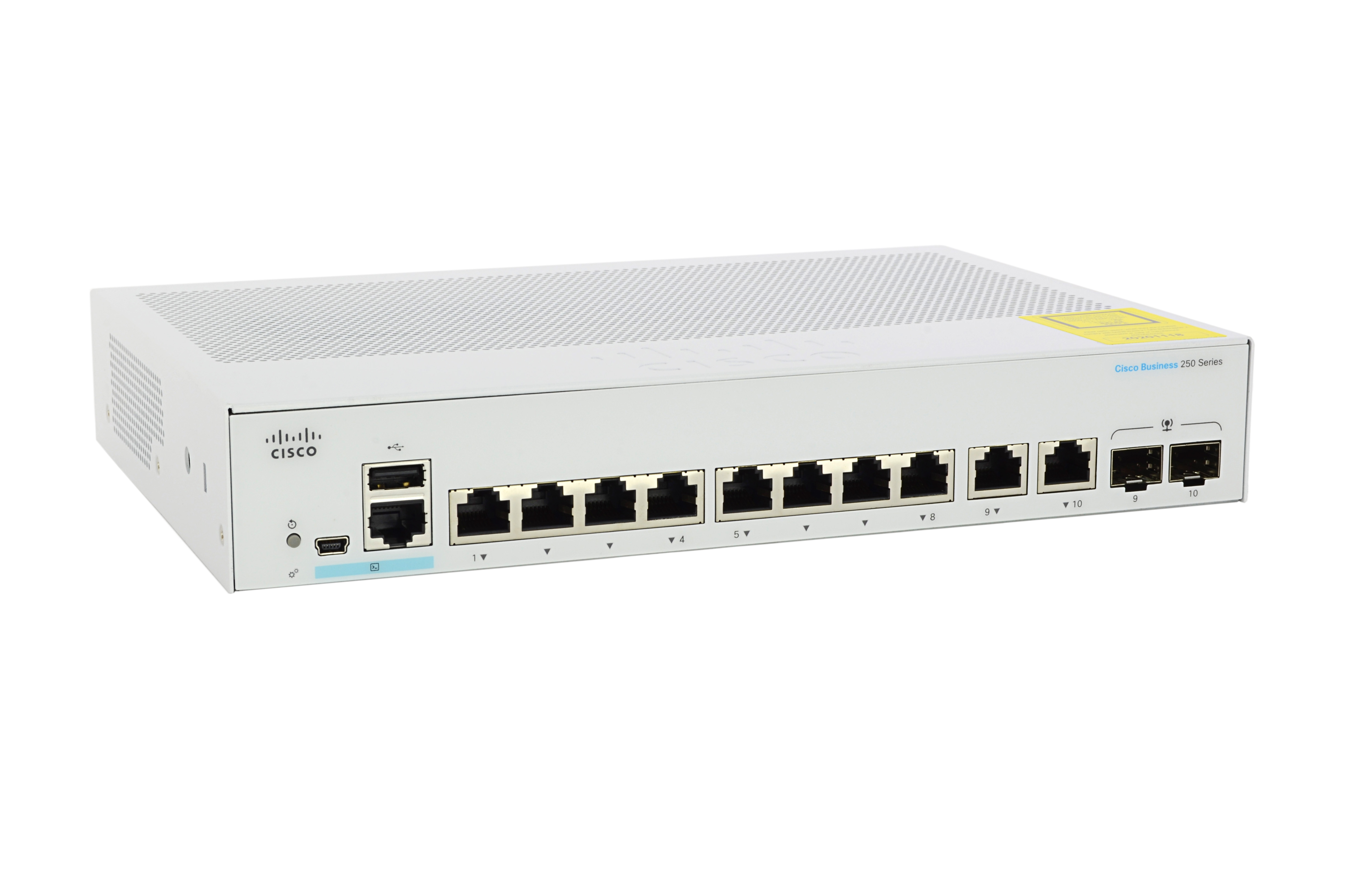 CBS250-8T-E-2G-EU - Cisco Business 250 Series 8-Port Gigabit Switch