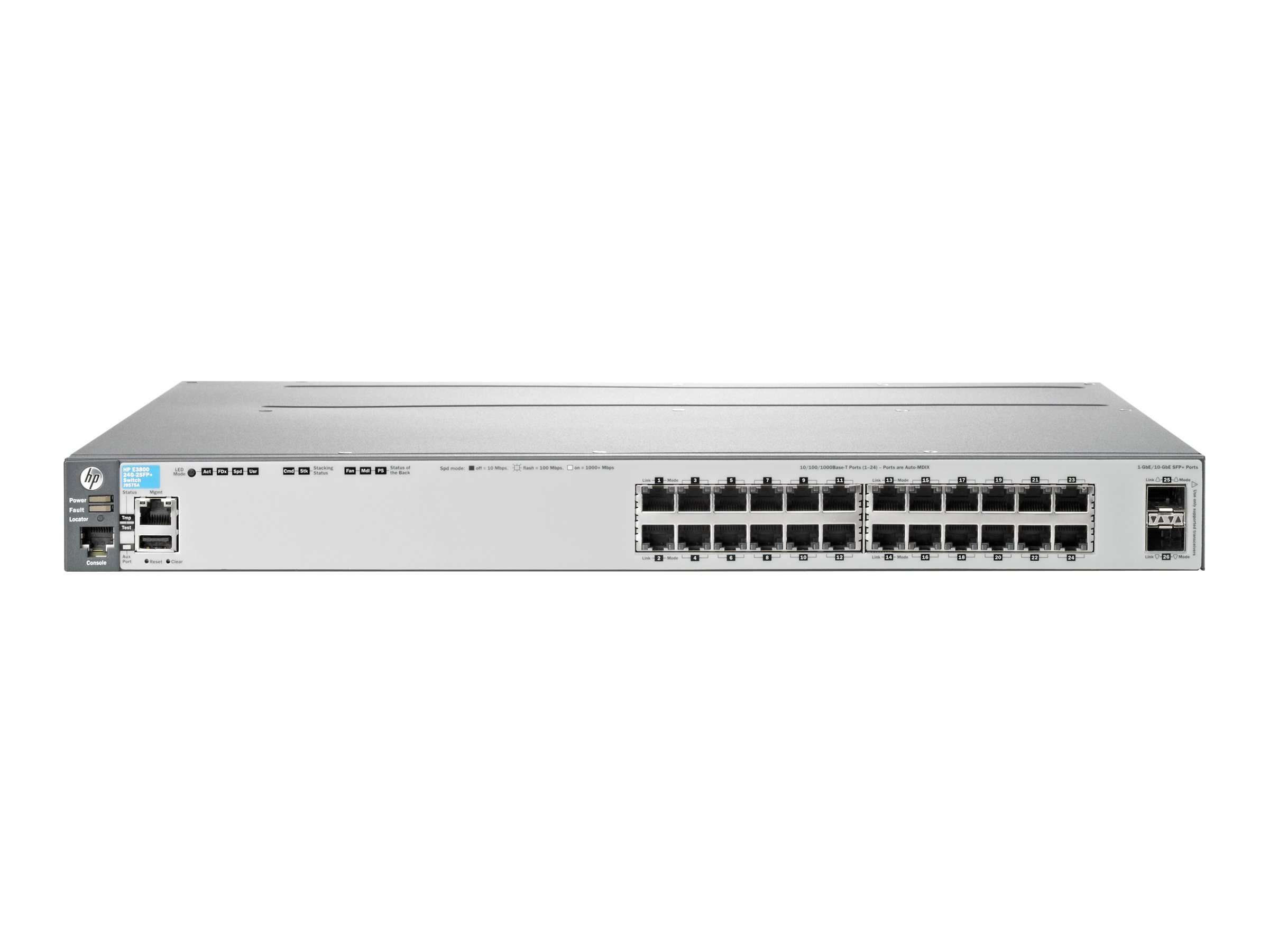J9575AS#ABB - HPE Aruba 3800-24G-2SFP+ w/o EEE - Switch - L3