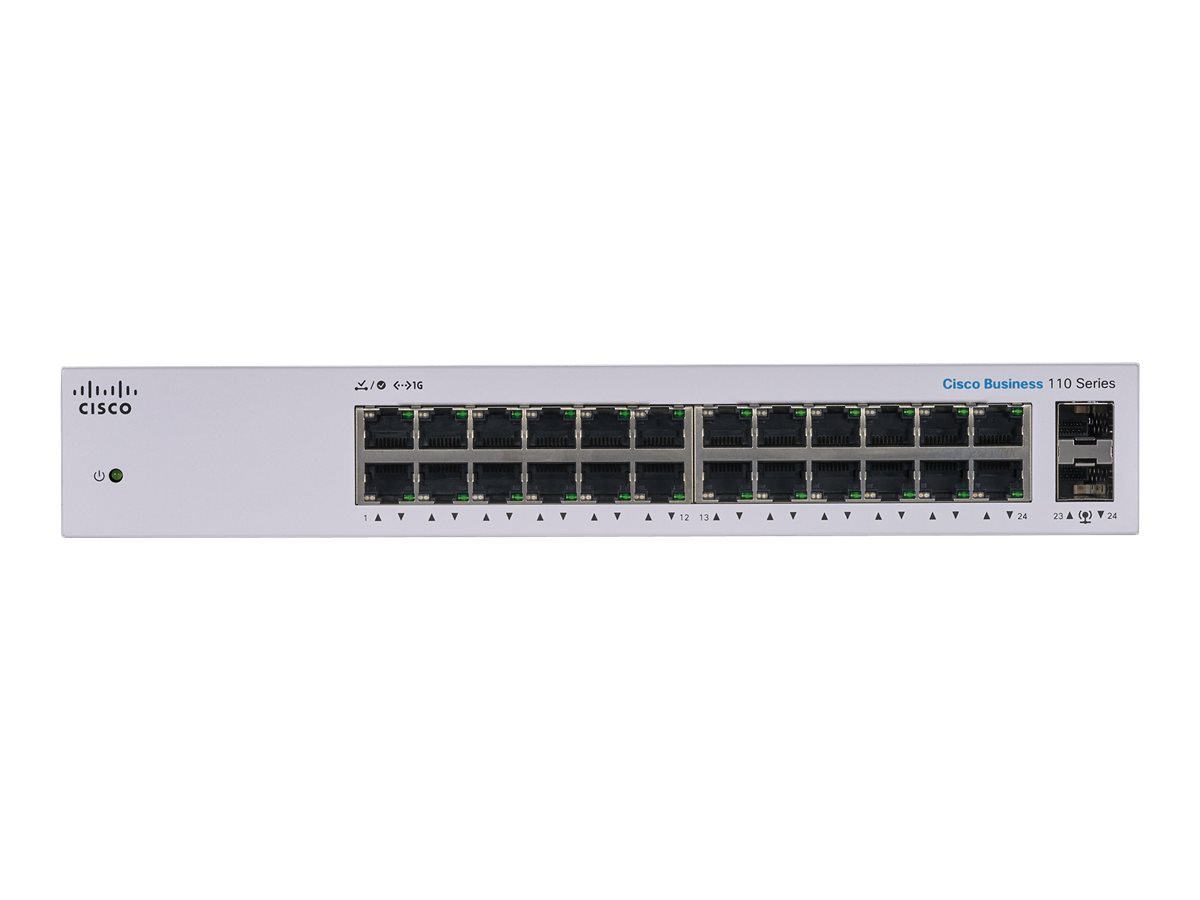 CBS110-24T-EU - Conmutador Cisco Business 110 - 24 puertos - No gestionado