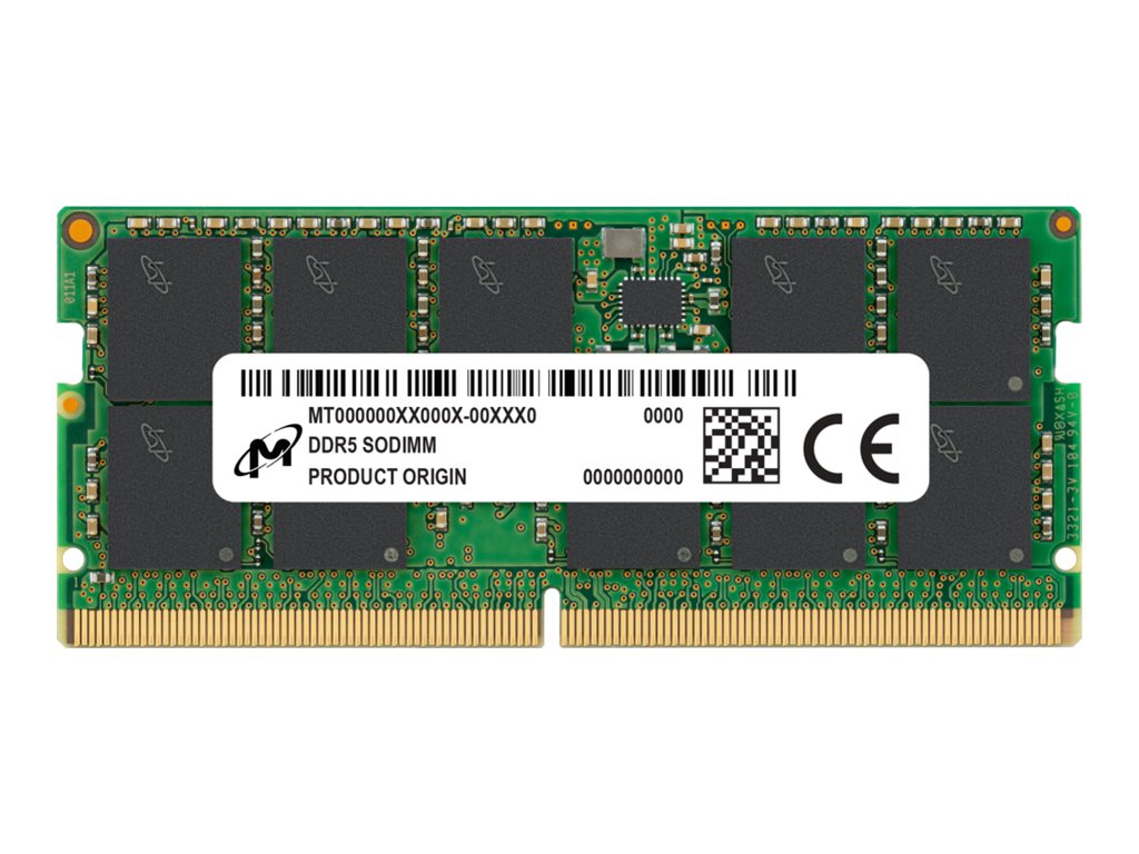 MTC20C2085S1TC56BR - Micron DDR5 - Modul - 32 GB - SO-DIMM 262-Pin