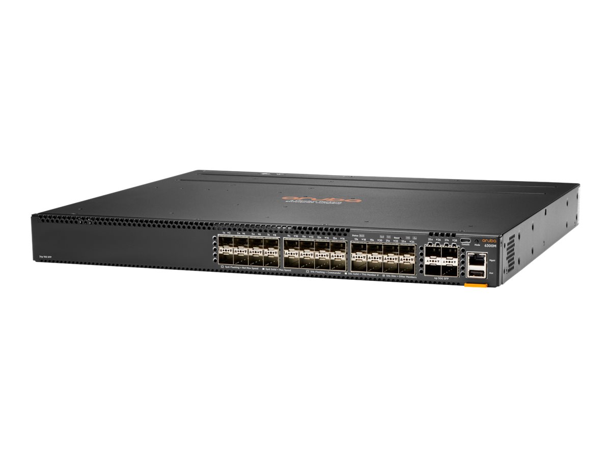 JL658A - Conmutador HPE Aruba CX 6300 - 24 puertos - Gestionado L3