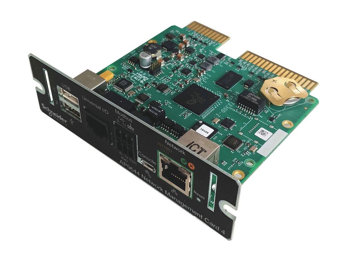 AP9644 - APC Network Management Card LCES2 with Modbus, Ethernet and Auxiliary Sensors