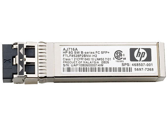N9X01A - HPE StoreVirtual 3000 - SFP+ transceiver module - 8 GB Fibre Channel (SW)