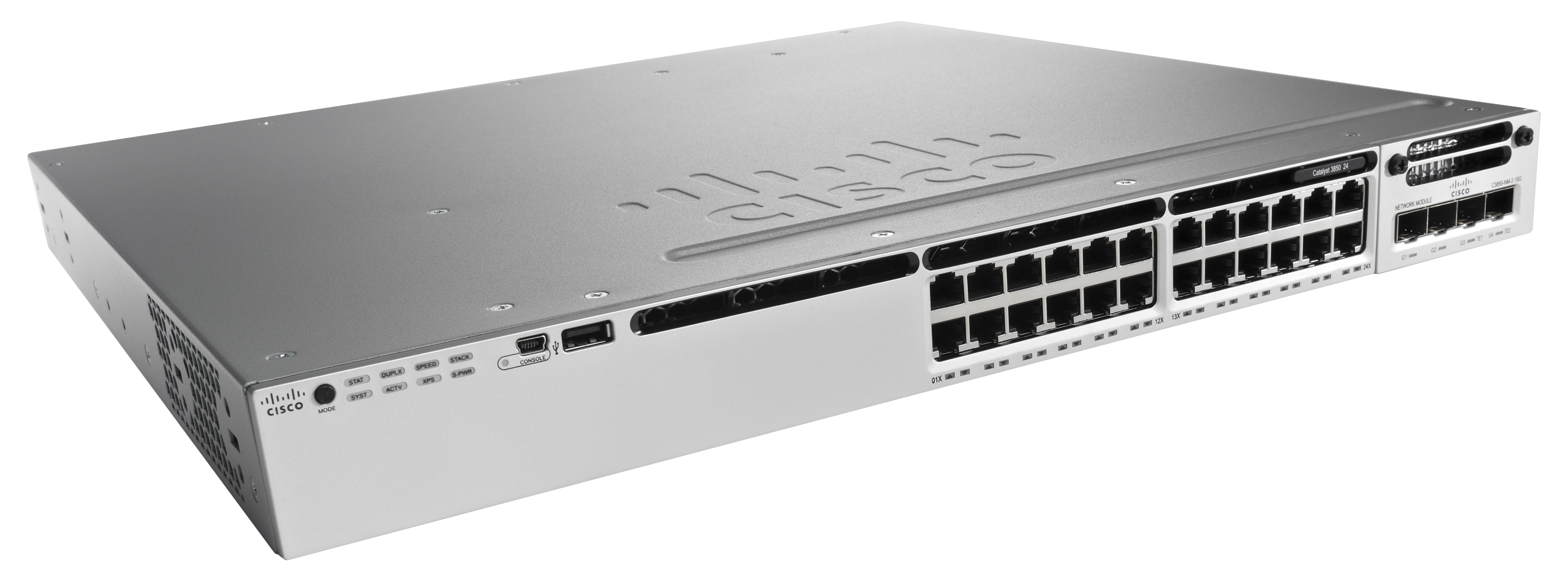 WS-C3850-24T-S - Cisco Catalyst 3850 Switch, L3 Managed