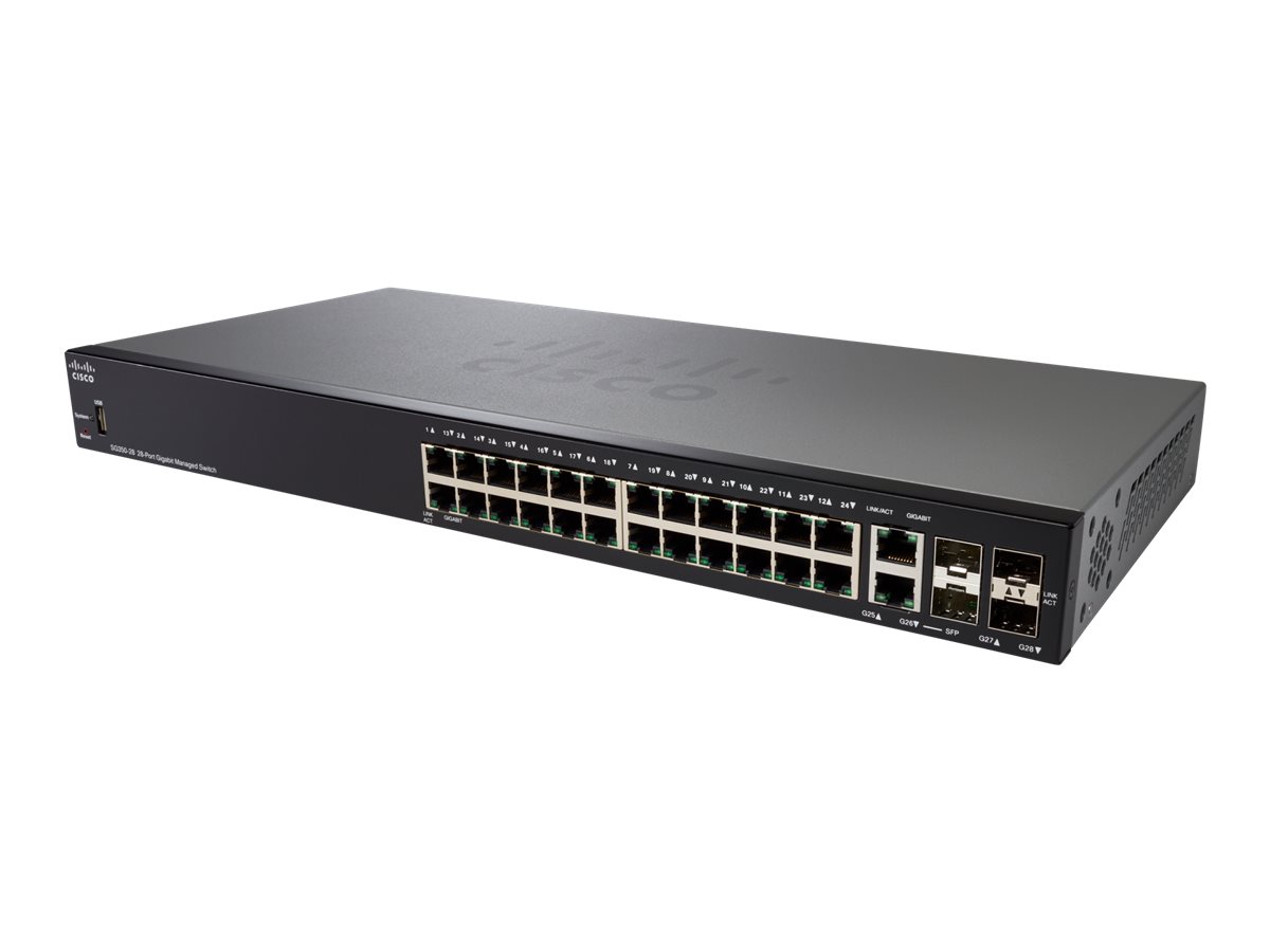 SG350-28-K9-EU - Commutateur Cisco Business 350 - 28 ports - Géré L3