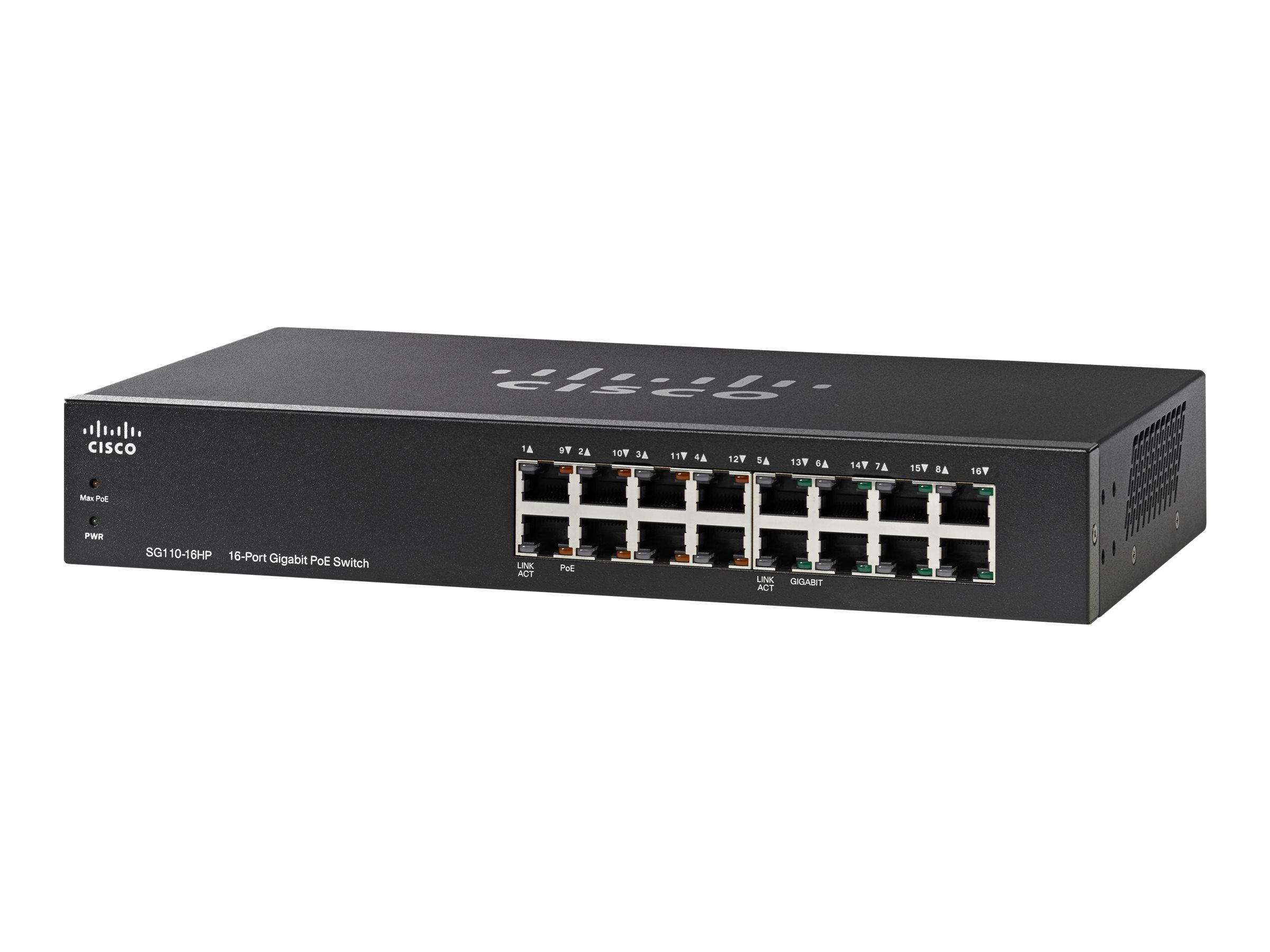 SG110-16HP-EU - Cisco Small Business 16-Port PoE Switch