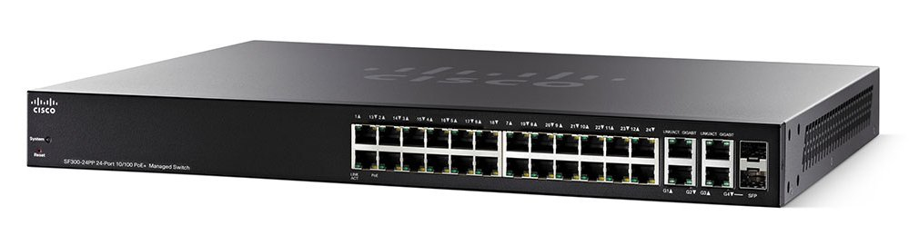SF350-24P-K9-EU - Commutateur Cisco Business 350 - 24 ports - Géré L3 - PoE+