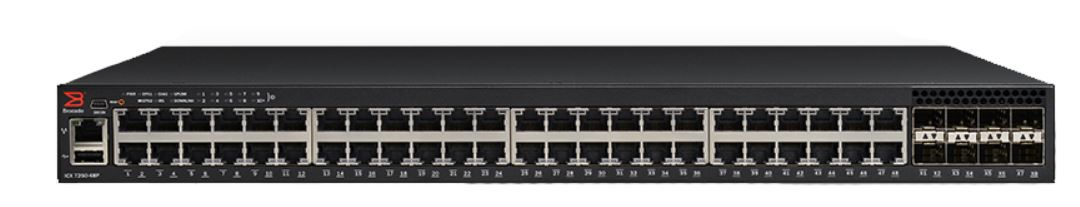 ICX7250-48-2X10G - Brocade ICX7250-48-2X10G, Managed, L2/L3, Gigabit Ethernet (10/100/1000), Full duplex, Rack-Einbau, 1U