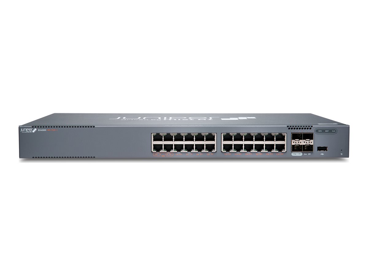 EX4000-24MP - Juniper EX Series EX4000-24MP - Switch - L3 - managed - 20 x 10/100/1000 (PoE++)