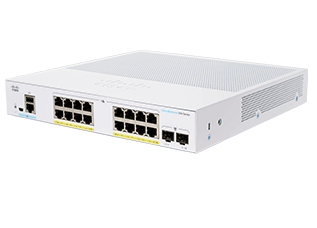 CBS350-16FP-2G-EU - Conmutador Cisco Business 350 - 16 puertos - Gestionado L3 - PoE+