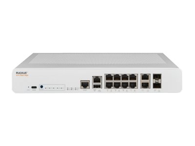 ICX7150-C10ZP-2X10GR-RMT3 - Ruckus ICX 7150-C10ZP - Compact - Switch - L3 - managed - 2 x 100/1000/2.5G/5G/10GBase-T (PoH)
