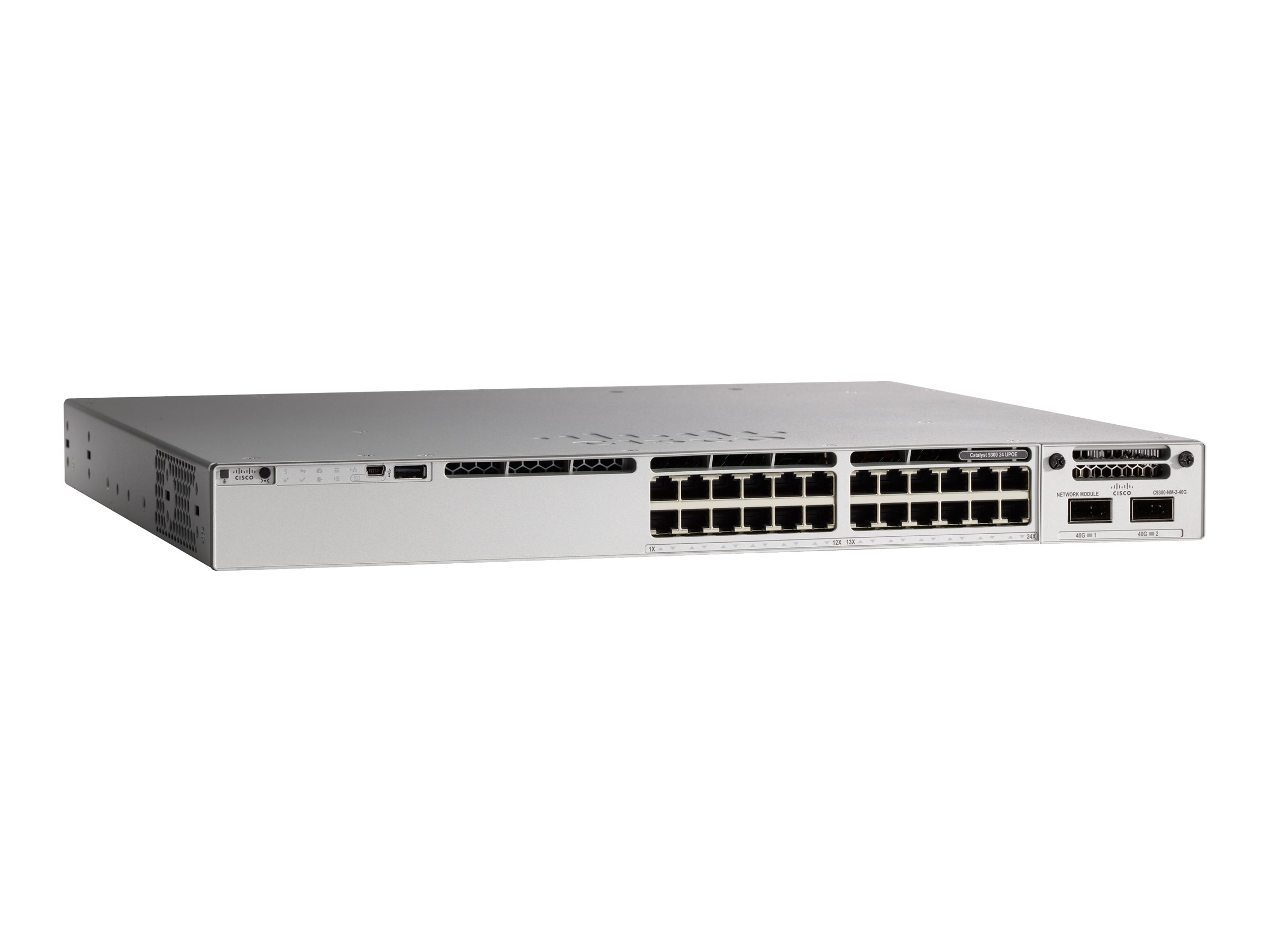 C9300-24U-M - Cisco Meraki Catalyst 9300-24U - Switch - L3 - managed - 24 x 10/100/1000 (UPOE)