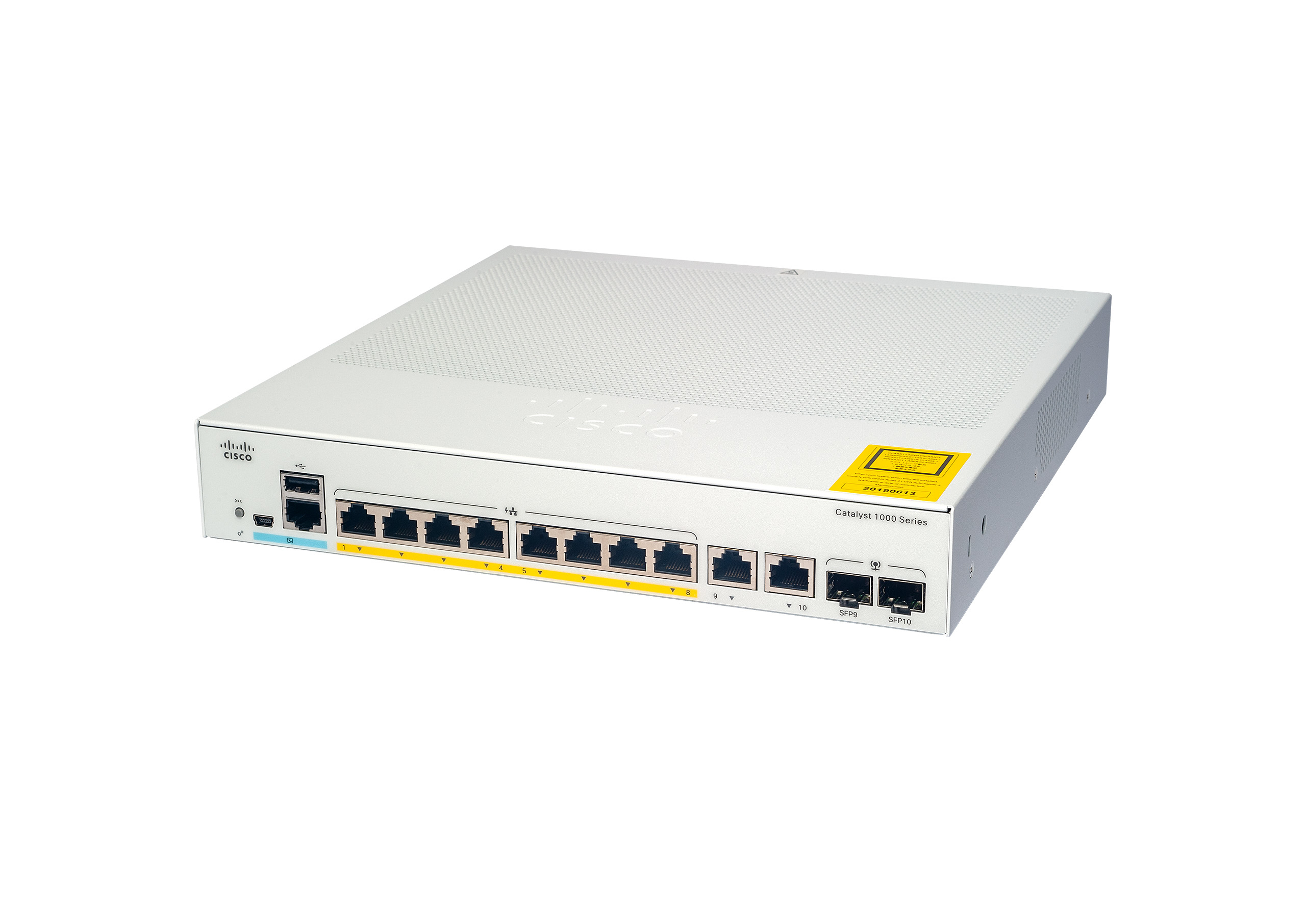 C1000-8P-2G-L - Cisco Catalyst 1000 Switch, Managed, 4x 10/100/1000 (PoE+)