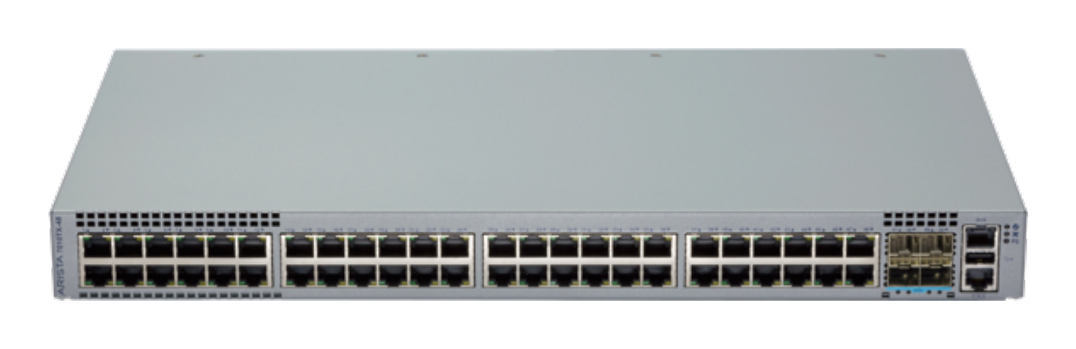 DCS-7010TX-48 - Arista 7010X Series 7010TX-48 - Switch - L3 - managed - 48 x 10/100/1000 + 4 x 1 Gigabit / 10 Gigabit / 25 Gigabit SFP+ (Uplink)