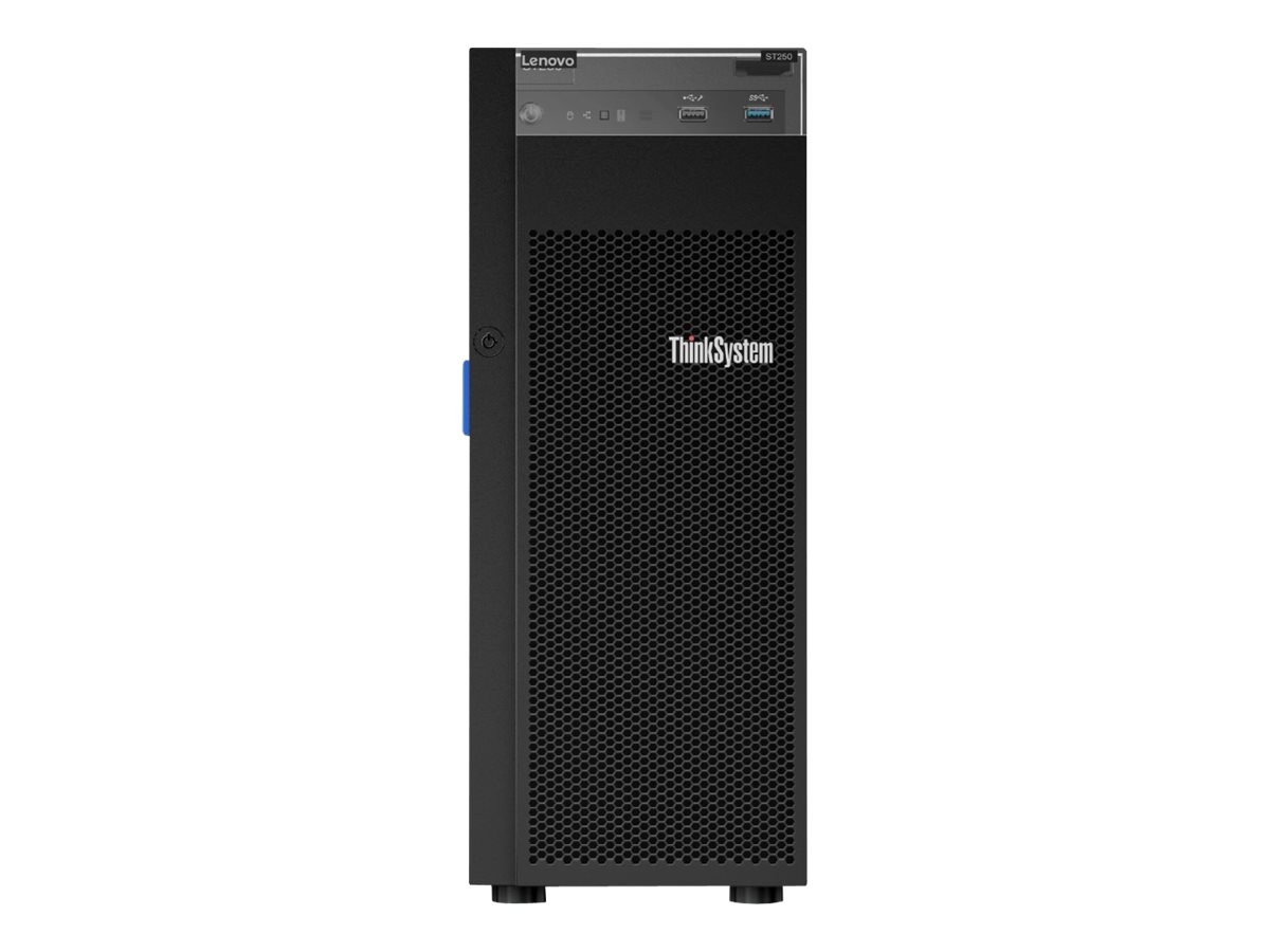 7Y46A04JEA - Lenovo ThinkSystem ST250 7Y46 - Server - Tower - 4U - 1-Weg - 1 x Xeon E-2224 / 3.4 GHz - RAM 16 GB - SATA - Hot-Swap 6.4 cm (2.5")