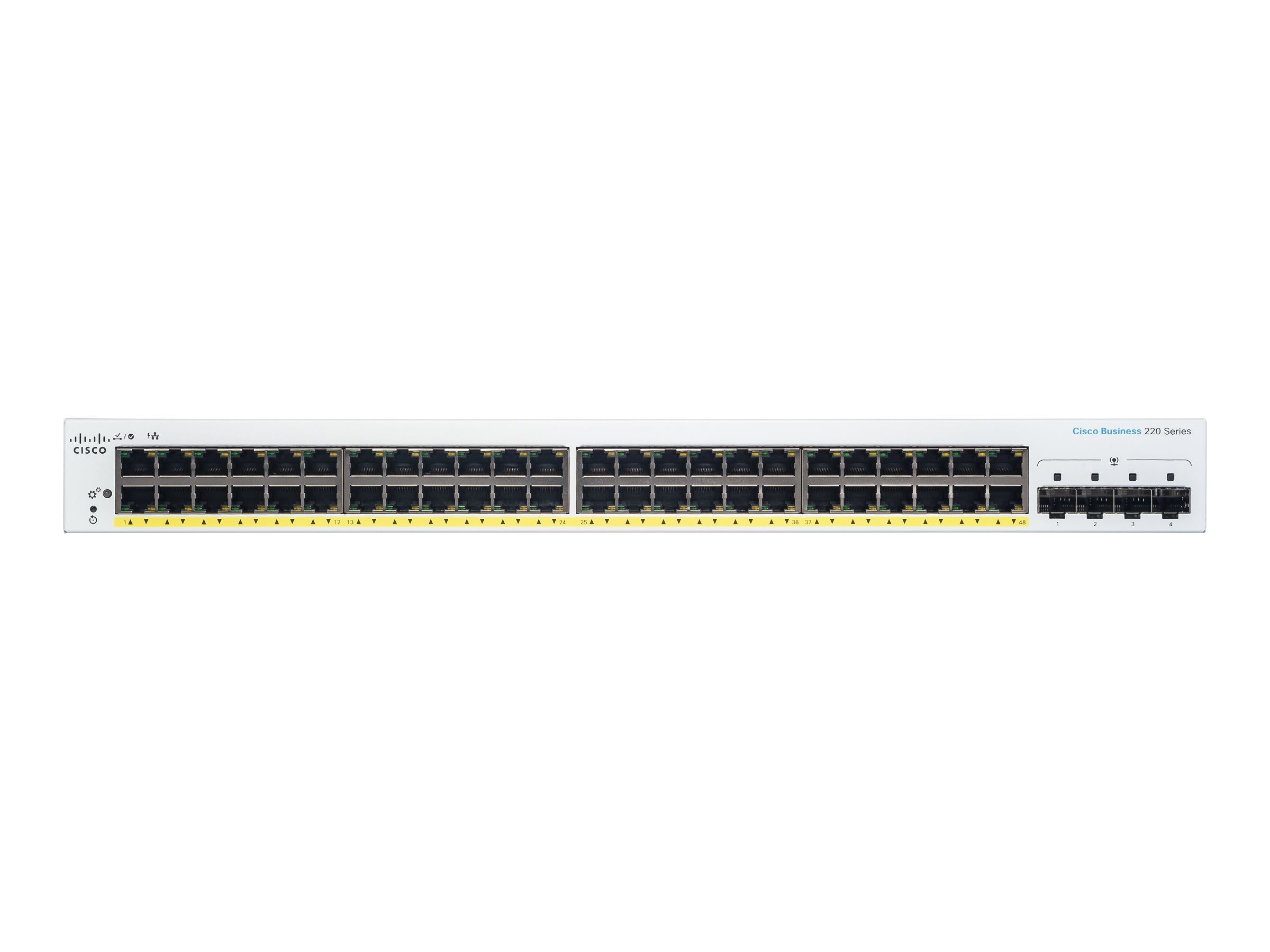 CBS220-48P-4G-EU - Cisco Business 220 Series Switch, 48 x 10/100/1000 (PoE+)