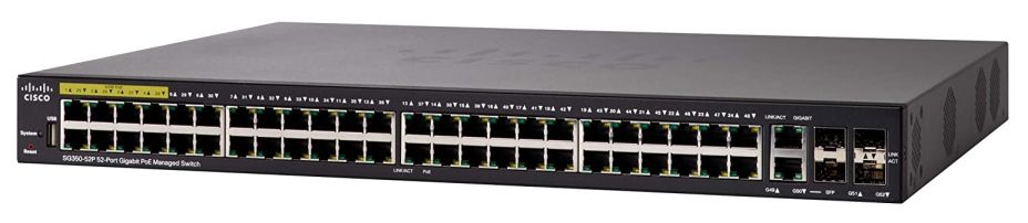 SG350-52MP-K9-EU - Commutateur Cisco Business 350 - 52 ports - Géré L3 - PoE+