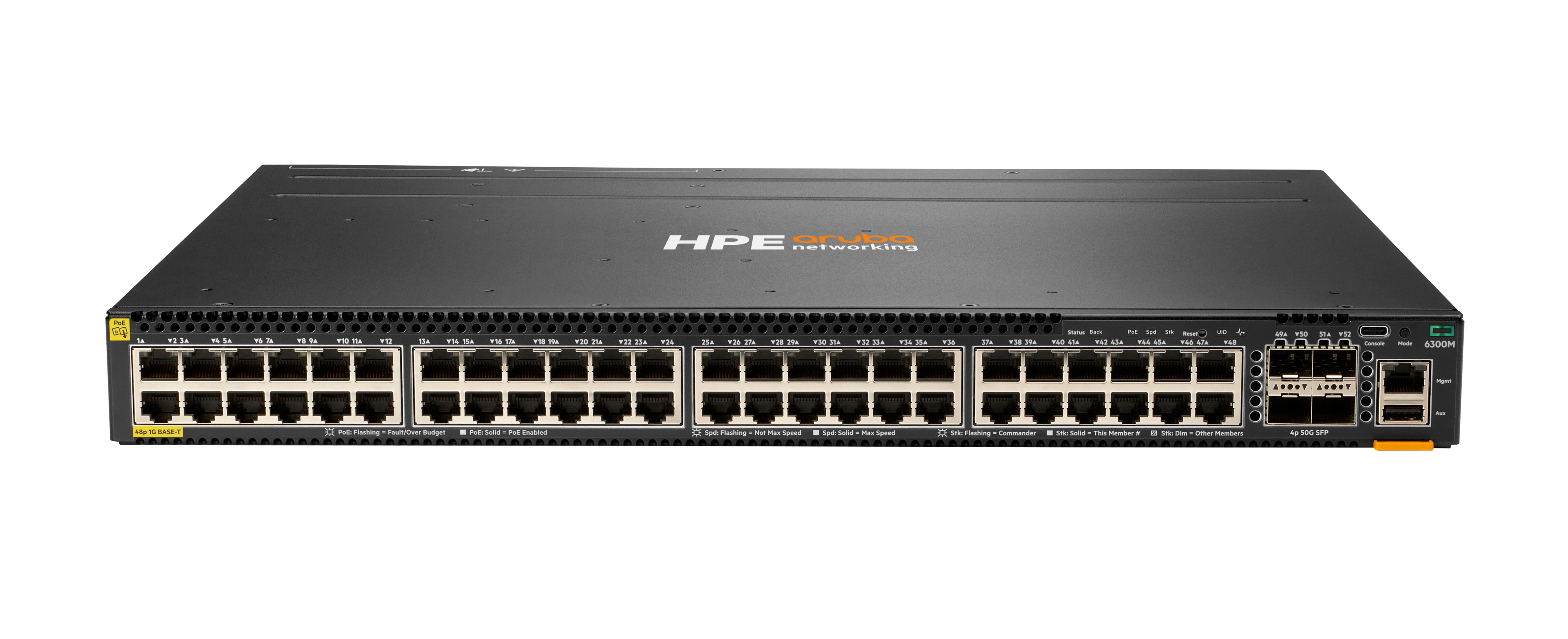 JL661A - HPE Aruba 6300M Switch L3 Managed 48x 10/100/1000 PoE+