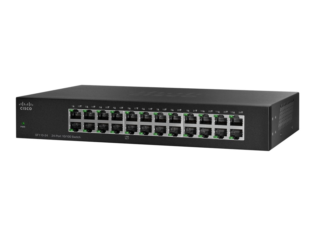 SF110-24-EU - Cisco SF110-24 Switch, unmanaged, Small Business, 24 Puertos