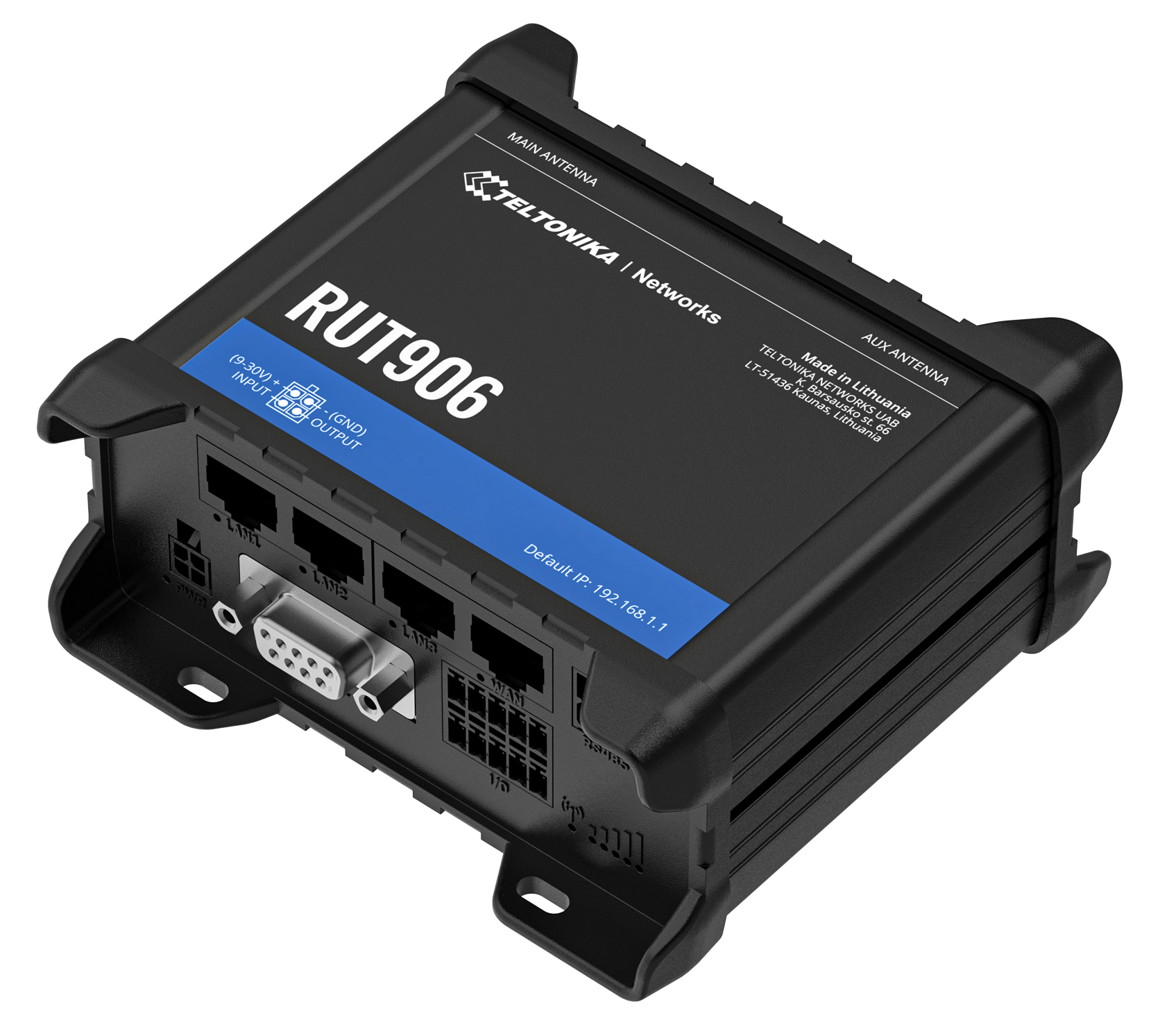 RUT906 – Teltonika RUT906 – Wireless Router – WWAN 3-port Switch