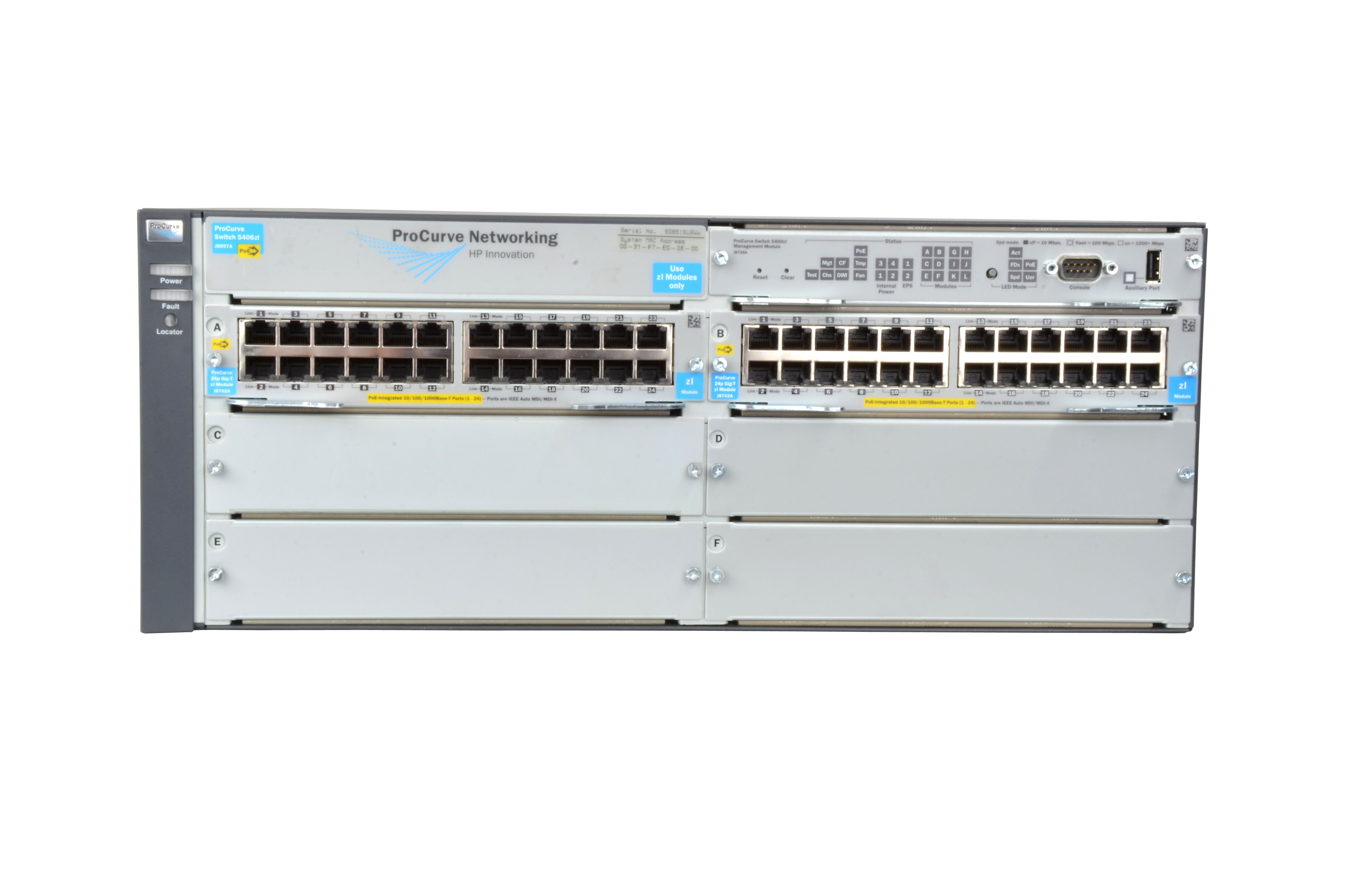 J9447A - Conmutador HPE - 44 puertos - Gestionado de capa 2 - PoE