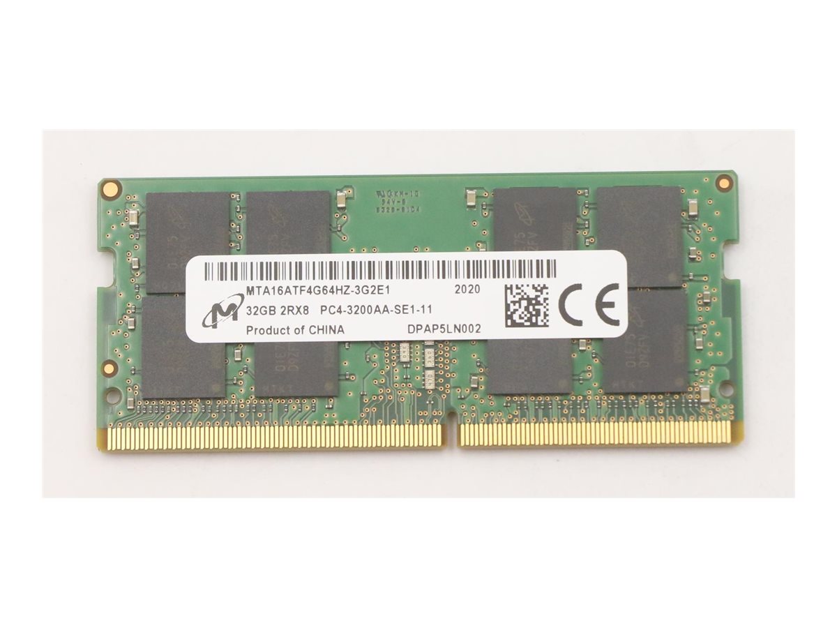 5M30V06807 - Lenovo Micron - DDR4 - Modul - 32 GB - SO DIMM 260-PIN