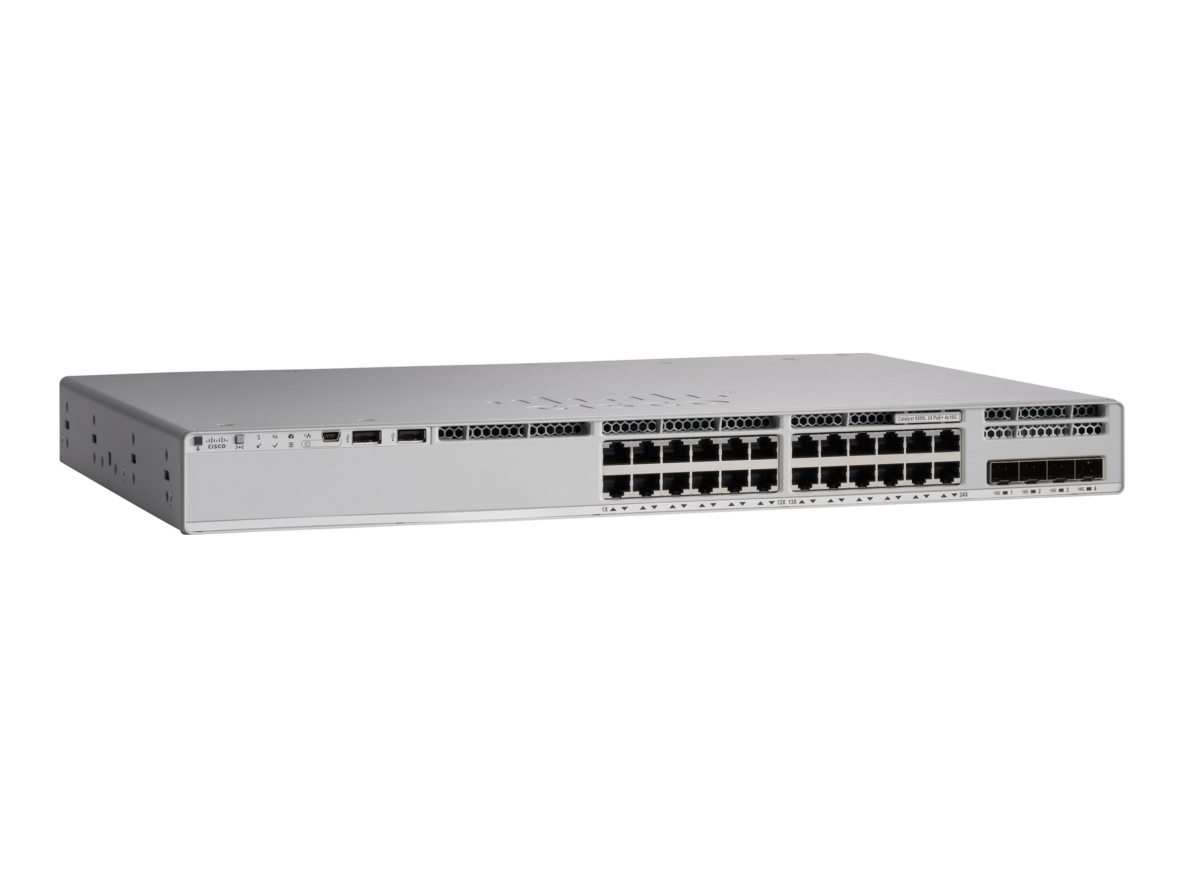 C9200L-24P-4X-M - Cisco Meraki Catalyst 9200L-24P-4X - Switch - L3 - managed - 24 x 10/100/1000Base-T (PoE+)